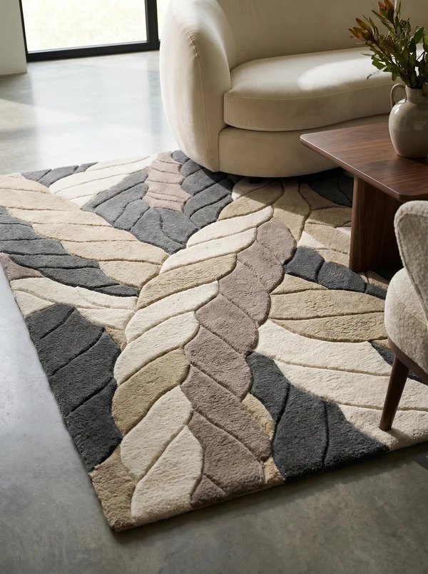 Elmwood Beige Stone Rug - Image 3