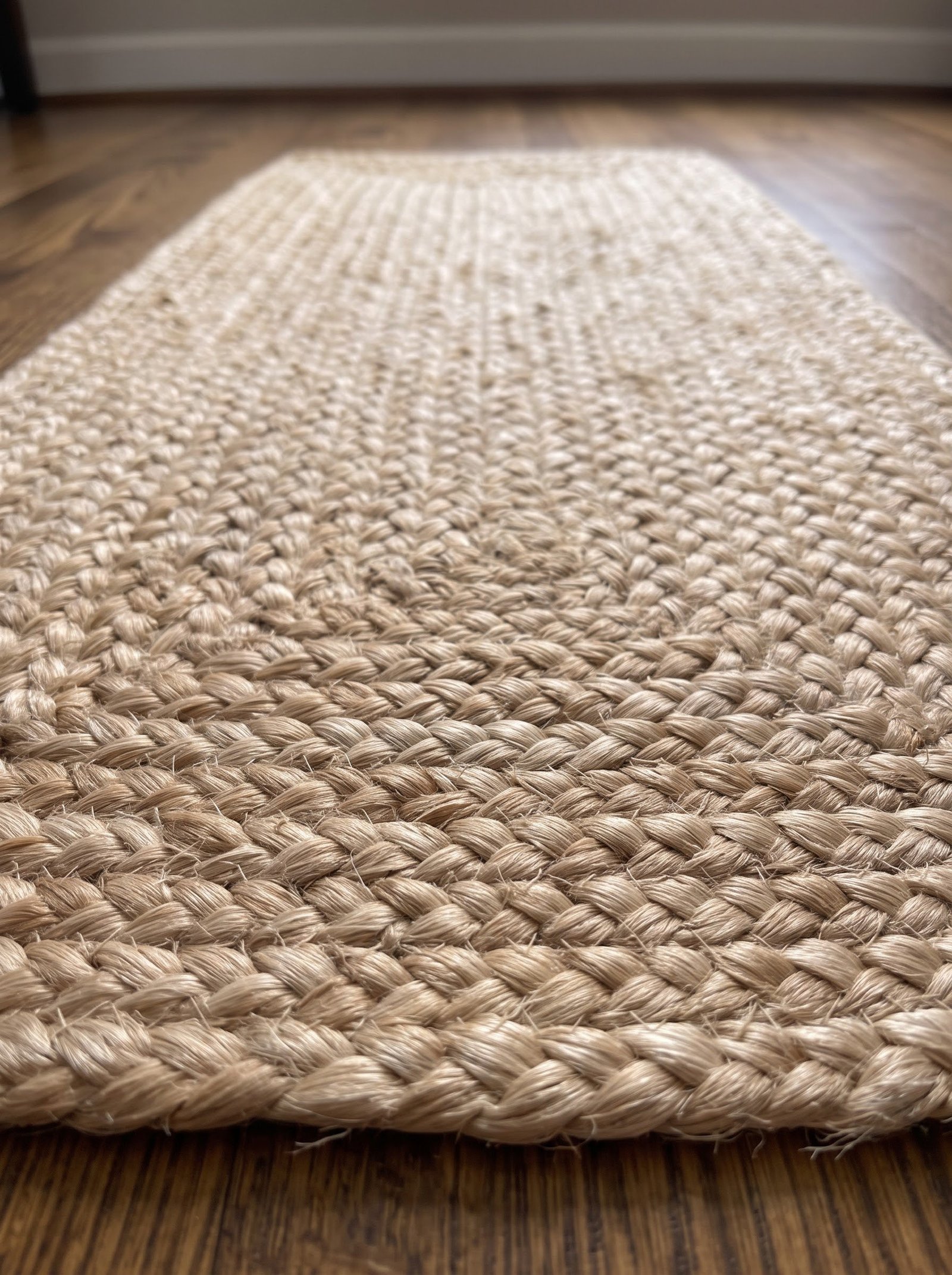 Natural Braided Beige Jute Stair Treads Set - Image 11