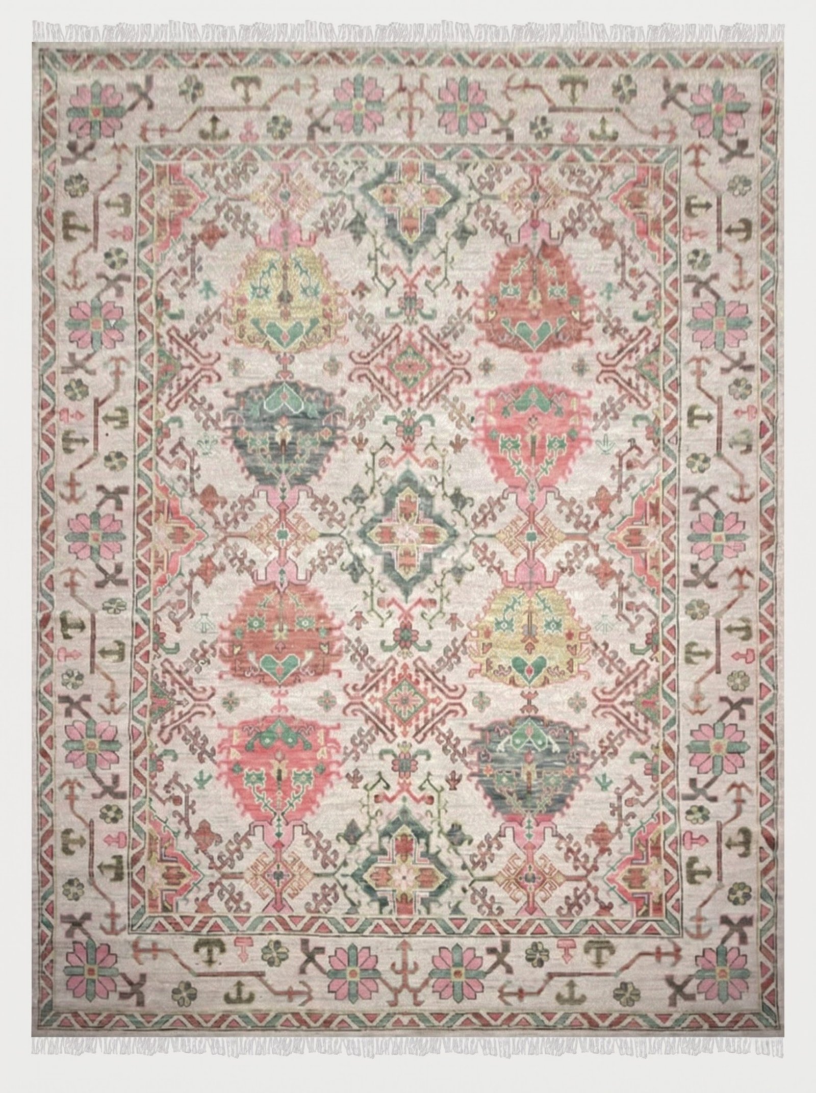 Hand Knotted Traditional Persian Style Decor Bedroom Rug