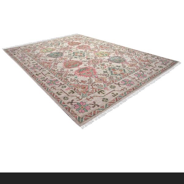 Hand Knotted Traditional Persian Style Decor Bedroom Rug - Image 3